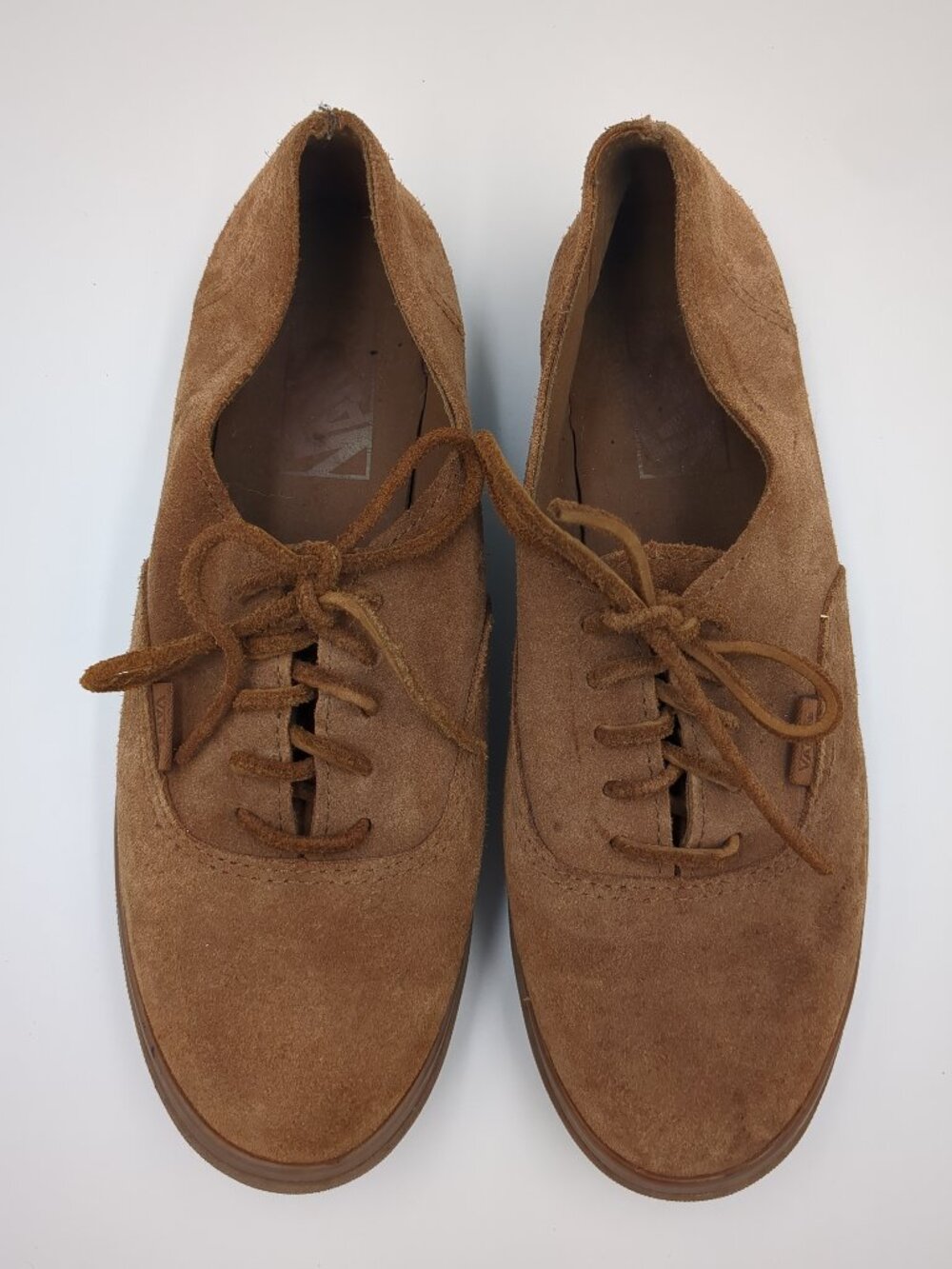 Vans Unisex Brown Suede Lace Up Sneakers Women's 7.5 (Men's 6)